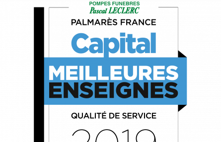 Pompes funèbres Pascal LECLERC meilleures enseignes Capital 2019