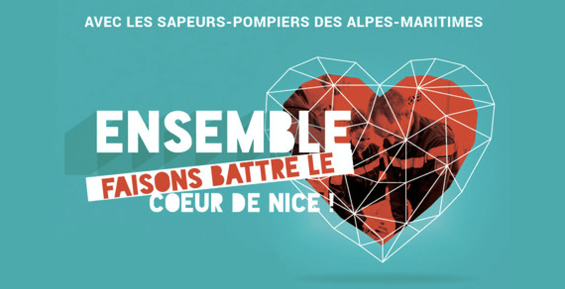 Le soutien : “Ensemble, faisons battre le cœur de Nice”