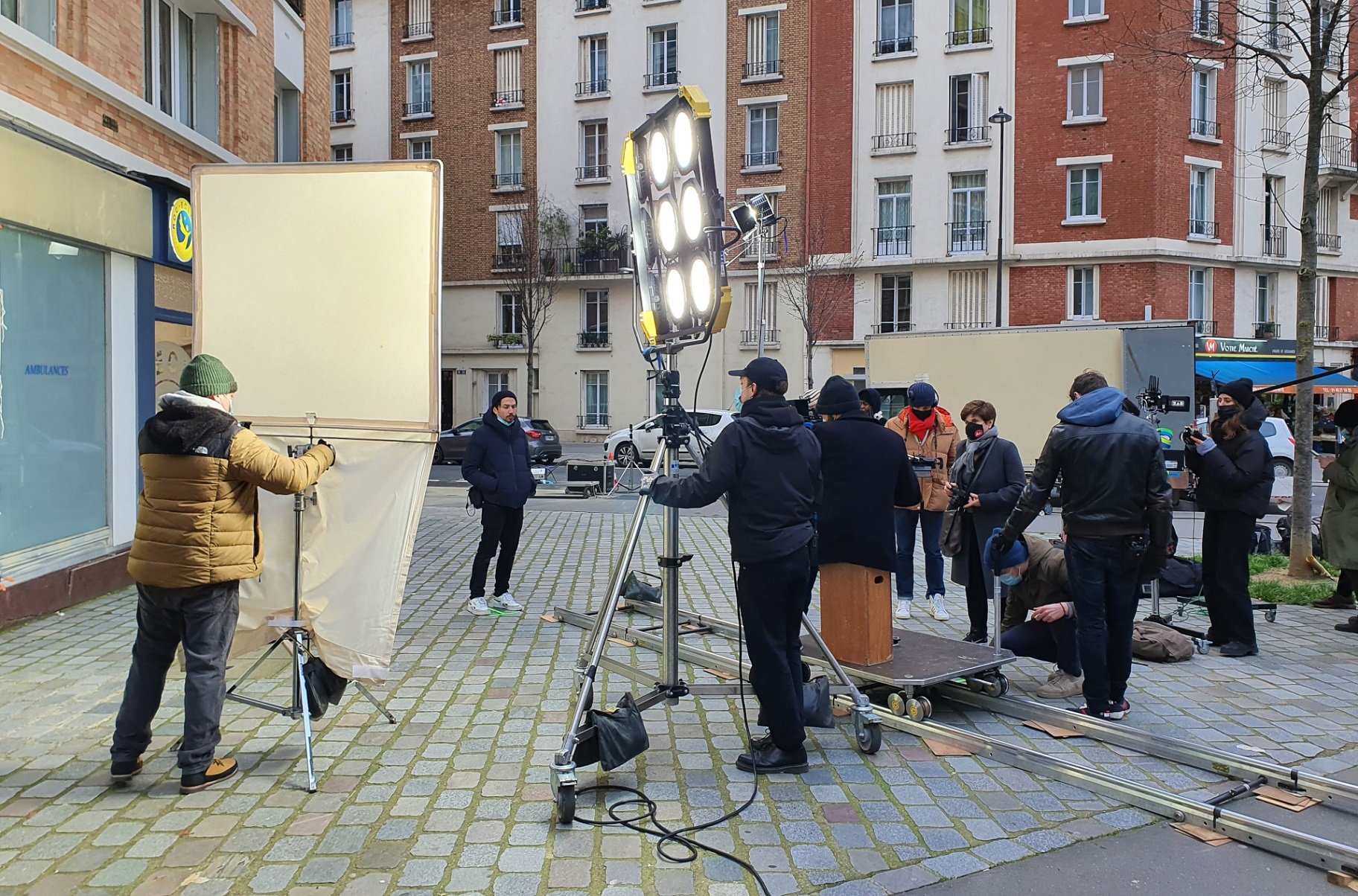 Le backstage du tournage d’un film publicitaire