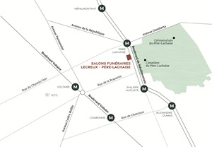 Adresse Salons Funéraires Lecreux - Père-Lachaise